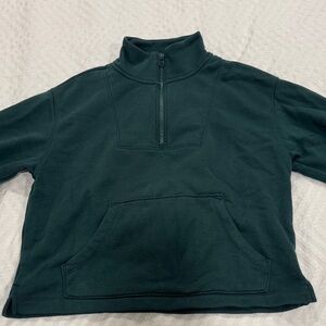 Old Navy Forest Green Fleece Pullover